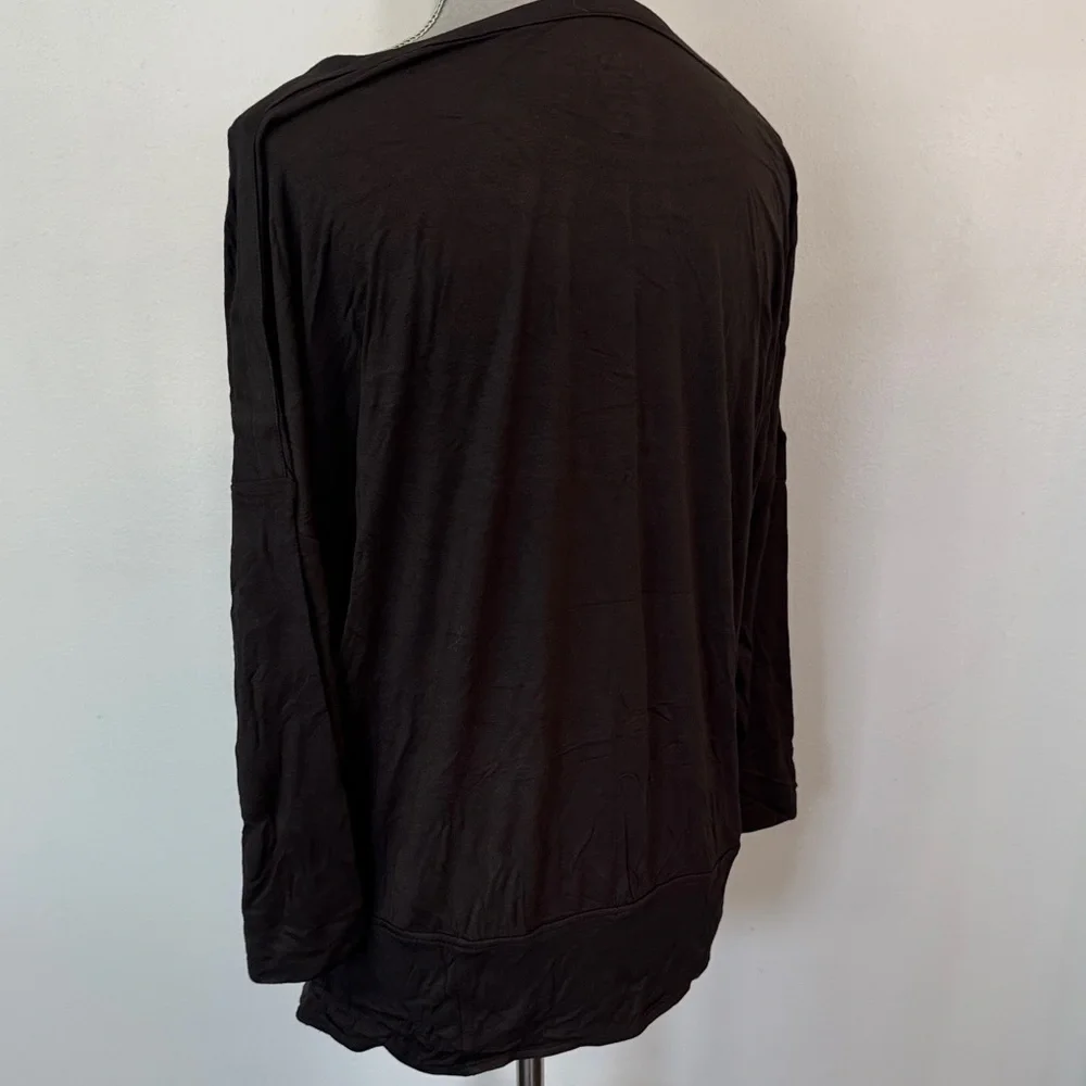 New York & Company Black tshirt soft Top NWT L - Picture 7 of 12